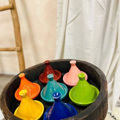 Colored tagine 11.5 high