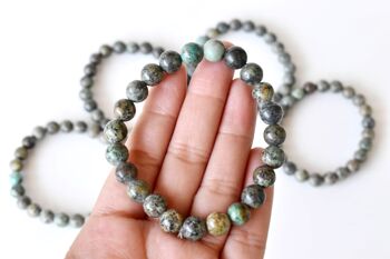African Turquoise Bracelet (Transformation and Love) 10