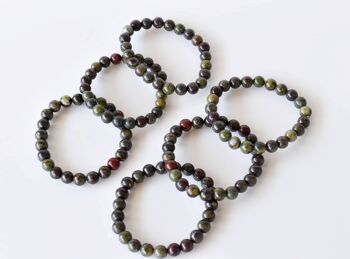 African Bloodstone Bracelet (Courage and Strength) 8