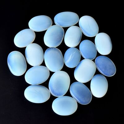 Polished Opal Palm Stone, Opal Crystal Pocket Stones