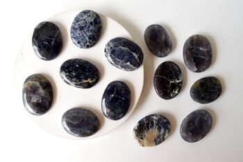 Polished Iolite Palm Stones, Natural Pocket Stones 2