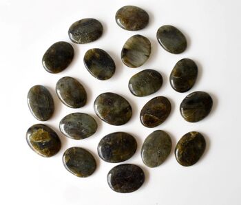 Polished Labradorite Palm Stone, Pocket Stone 1