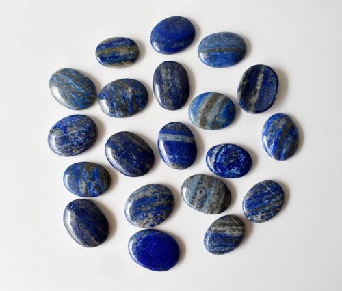 Polished Lapis Lazuli Palm Stone, Lapis Lazuli Pocket Stone