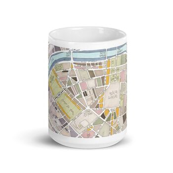 Mug illustré Plan du 7ème arrondissement de PARIS 15