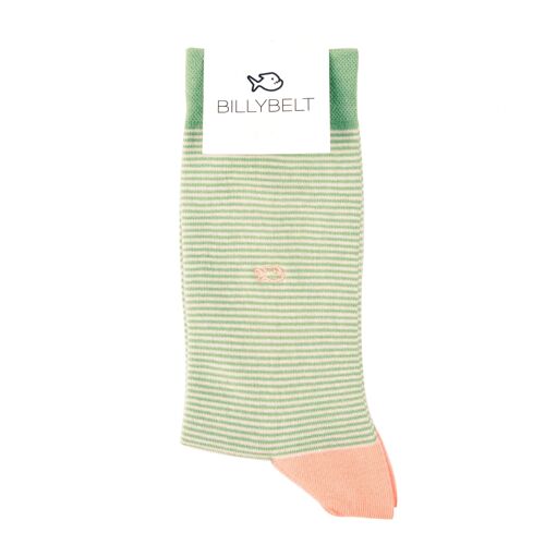 Chaussettes Rayées Pistache