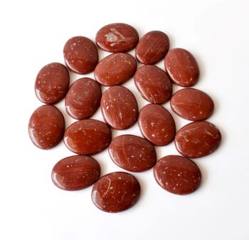 Polished Red Jasper Palm Stone, Pocket Stone 5