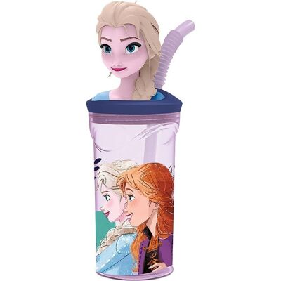 Frozen Vaso Pajita Figura 3D 360 ml