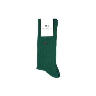 English Green Lisle Socks