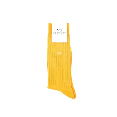 Mustard Scottish Thread Socks