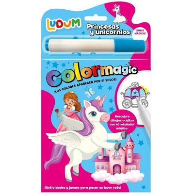 Set dibujo Colormagic tinta mágica Unicornios y Princesas