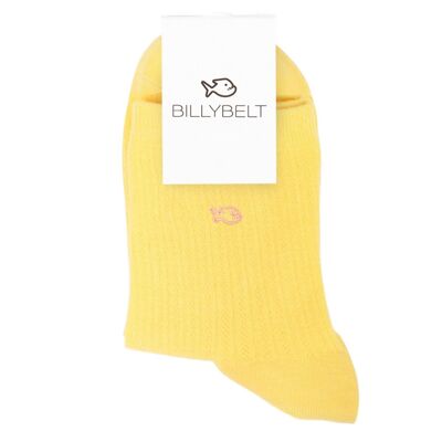 Yellow Lace Socks