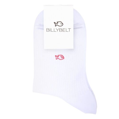 Chaussettes en Dentelles Blanc