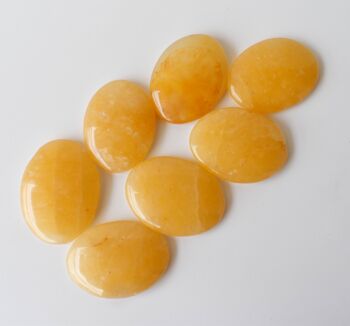 Polished Yellow Aventurine Palm Stone, Pocket Stone 3