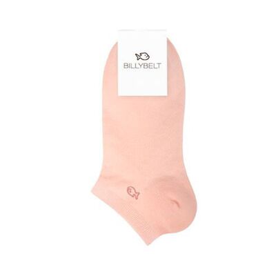 Powder Pink Plain Socks
