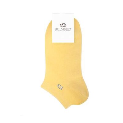 Calcetines lisos amarillo claro