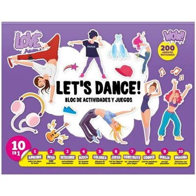 Bloc actividades y aprendizaje 10 en 1 Lets Dance
