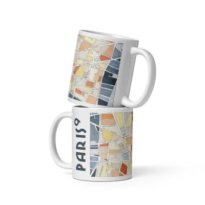 MUG illustré du Plan du 9ème arrondissement de PARIS