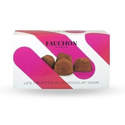 TRUFAS DE CHOCOLATE NEGRO