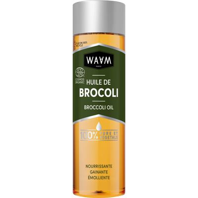 WAAM Cosmetics – Olio di broccoli BIOLOGICO – 100% puro e naturale – Prima spremitura a freddo – Cura dei capelli ricci, crespi e crespi – 75ml