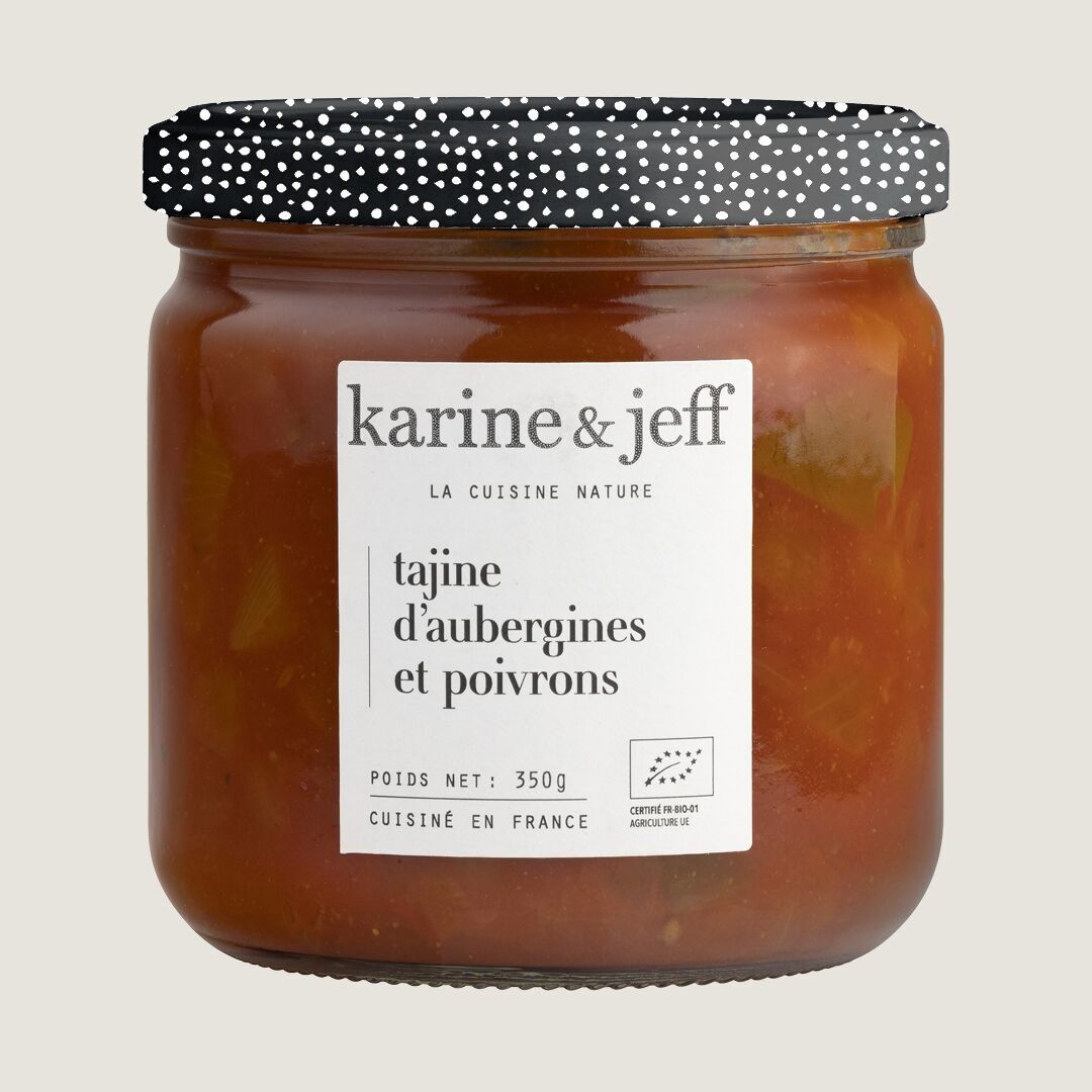 Tajine di melanzane e peperoni - 350 g