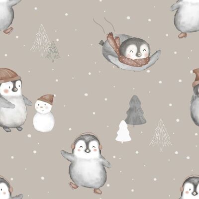 Babysuit Winter Penguins