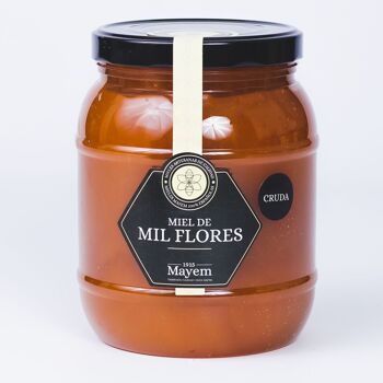 Miel cru de mille fleurs 9