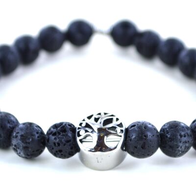 Natural stone bracelet lava stone