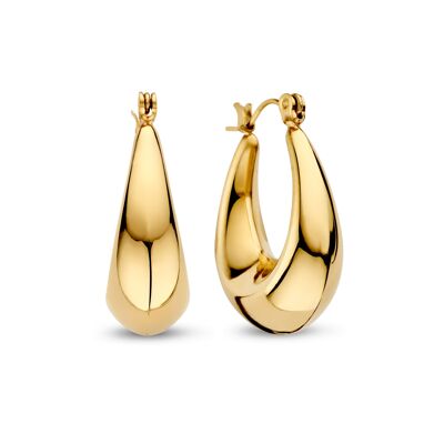 Grosses boucles d'oreilles créoles