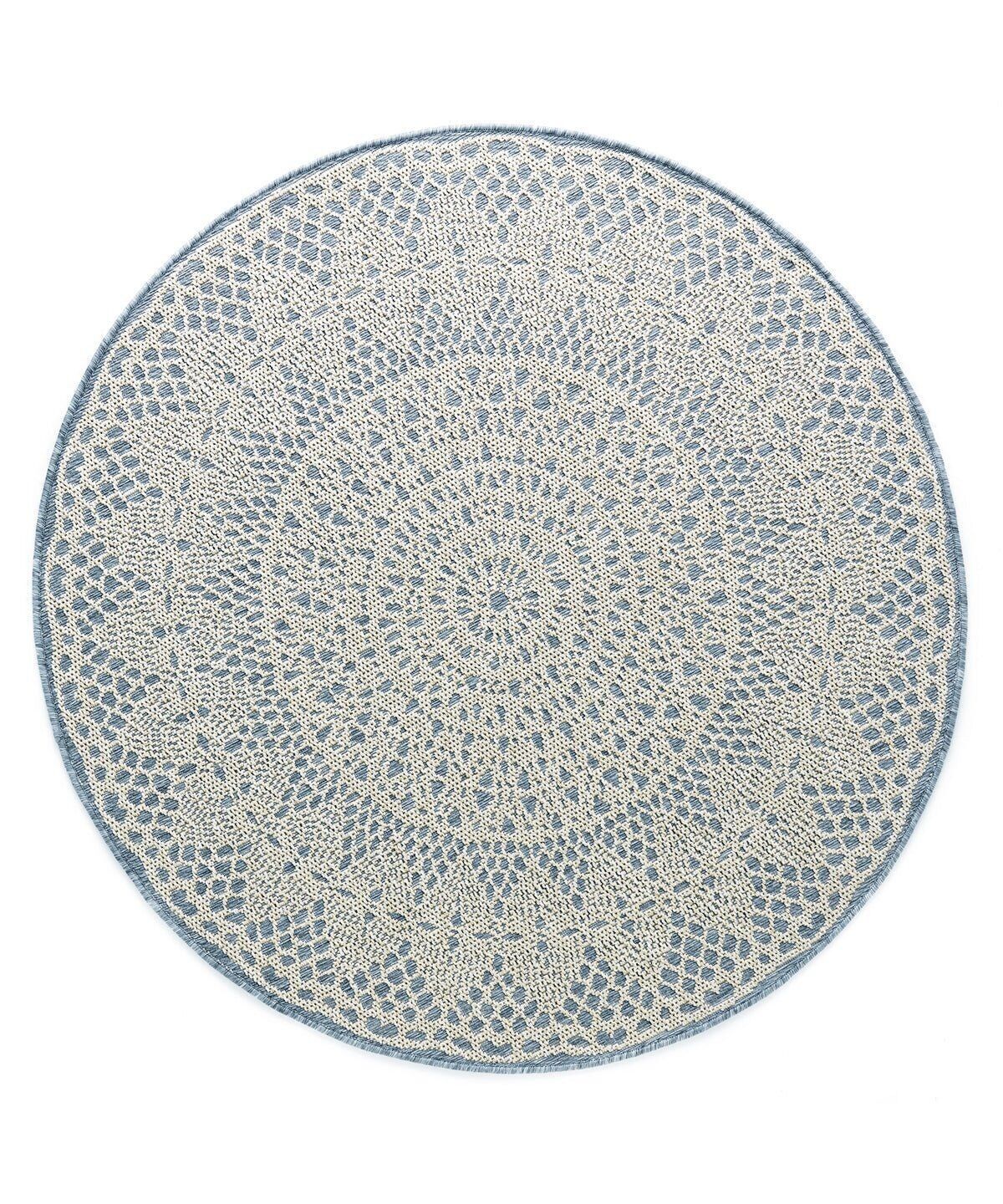 Tappeto decorativo rotondo CROCHET