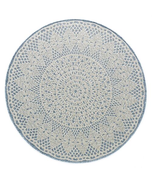 Tapis deco rond CROCHET