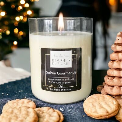 Soirée Gourmande scented candle (Biscuit, cinnamon, tangerine) Christmas