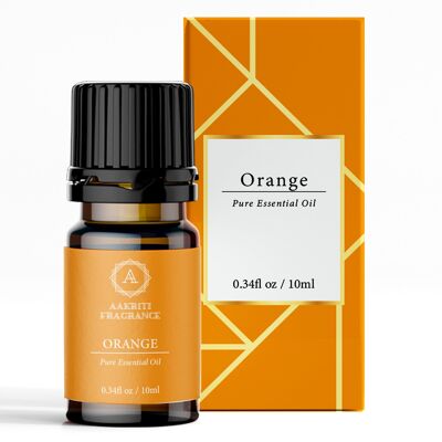 Aakriti Essential Oil for Fuller Hair (10ml) - Pure, Therapeutic Grade Clary Sage Oil - Perfect for Aromatherapy, Diffuser , Relaxation… - Sweet Orange