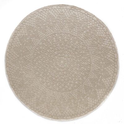 CROCHET round decorative rug