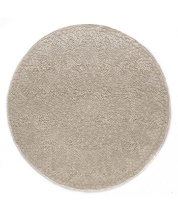 Tapis deco rond CROCHET 1