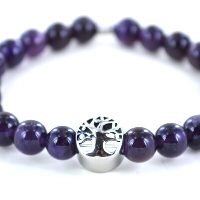 Amethyst natural stone bracelet