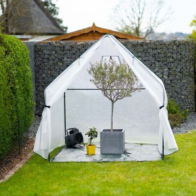 Westmann winter tent & foil greenhouse pepperoni | White | 180x180x200cm