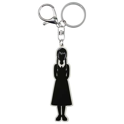 Wednesday Body-Keychain Brand, Black