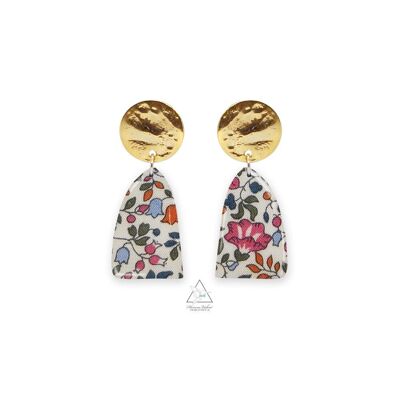 Katie & Millie bistre earrings - NEPHISA - Gilded with fine 24 carat gold