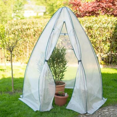 Tenda invernale Westmann e serra in alluminio Oliva | Bianco | 160x160x183 cm