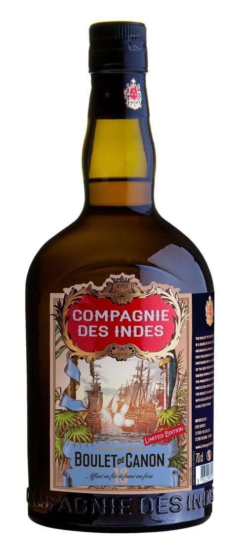 Compagnie des Indes - Rhum Single Cask Boulet de Canon n°13