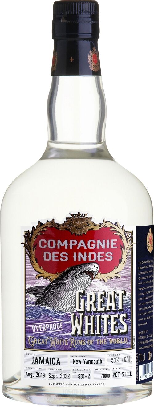 Compagnie des Indes - Rhum Great Whites Jamaïca New Yarmouth