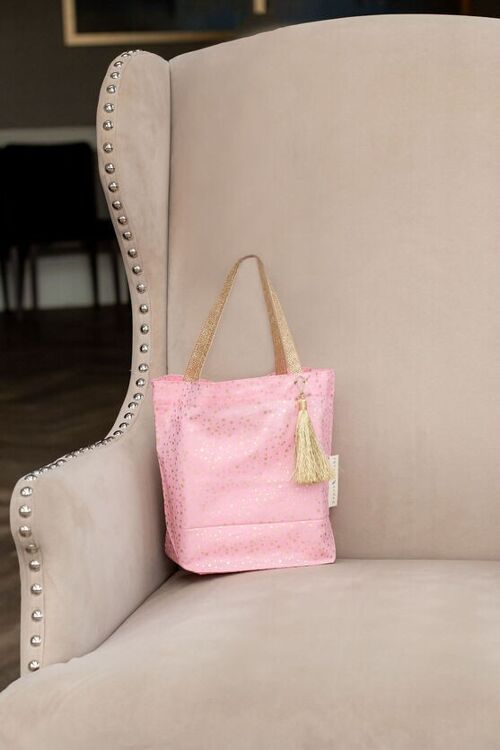 Fabric Gift Bags Tote Style - Marshmallow Confetti (Medium)