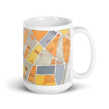 MUG illustré du PLAN du 15ème arrondissement de PARIS 7