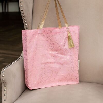 Fabric Gift Bags Tote Style - Marshmallow Confetti (Large)