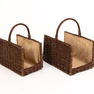 Westmann wood firewood basket Magda | Nature