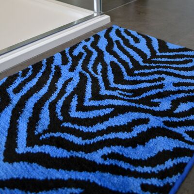 Zebra Print Non-Slip Bath Mat - Striking & Colourful
