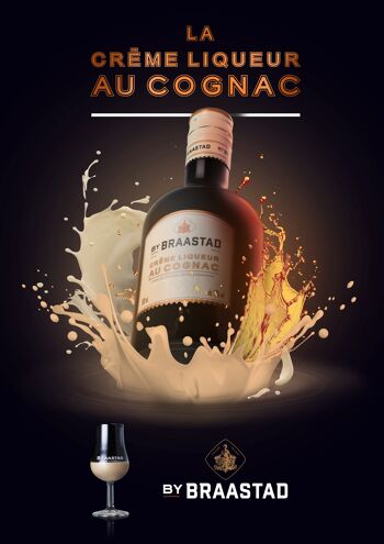 Crème liqueur au Cognac Braastad - 50cl 3