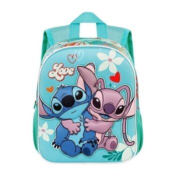 Disney Lilo et Stitch Love-Small Sac à dos 3D Turquoise 2