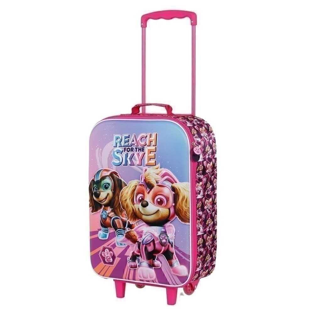Paw Patrol Mighty-3D Valigia trolley morbida, Rosa