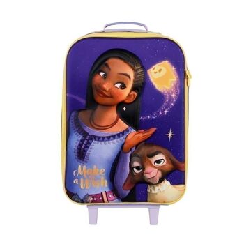 Disney Wish : Valise à roulettes 3D Star-Soft The Power of Wishes, Lilas 2